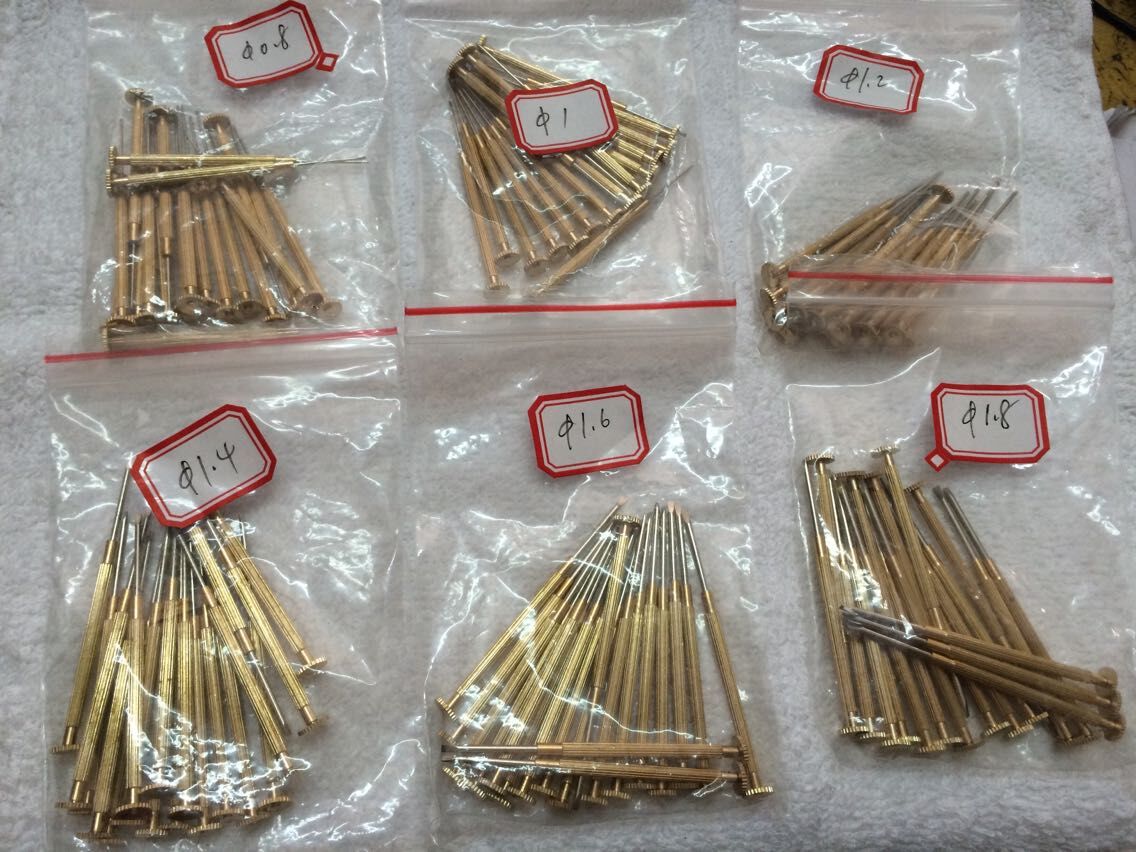 Screwdrivers, watch glasses screwdrivers, copper-handled small screwdrivers, stainless steel screwdrivers, watch glasses tools Specification drawing