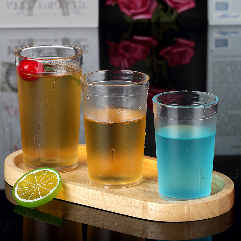 PC acrylic cups, plastic water cups, household mouthwash cups, restaurant beverage cups, wine glasses, tea cups, frosted juice cups details Picture