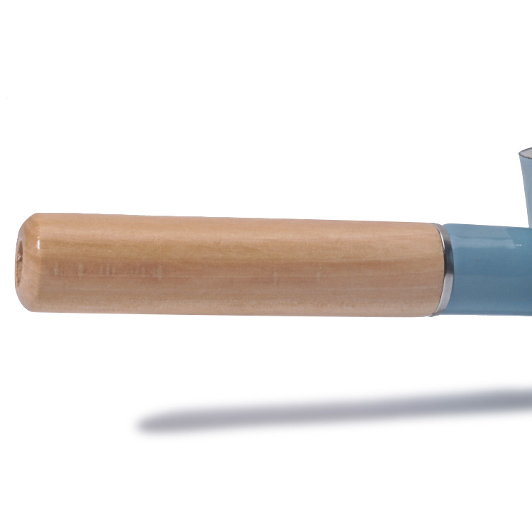 Factory wholesale enamel and enamel-coated wooden handle fresh and light soup pot, household baby food, infant milk pot, gas stove Application Scenario