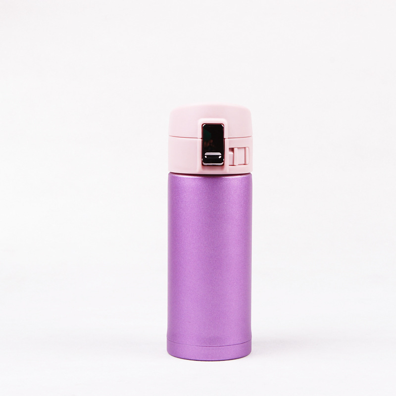 Japanese and Korean portable cups, double-layer stainless steel vacuum, fashionable and creative, direct supply from the manufacturer, special offer children's cups details Picture