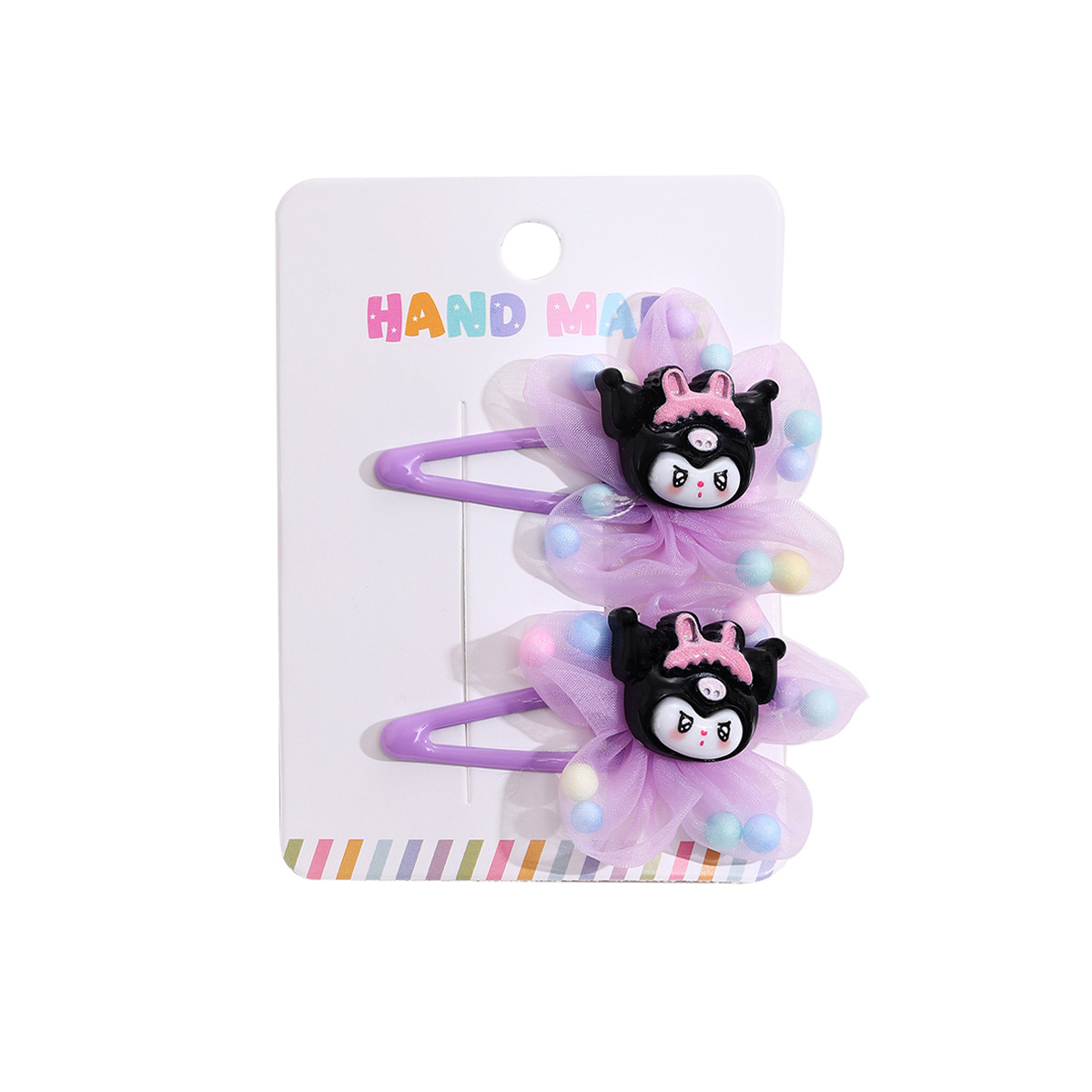 Cute children's Kulomi hair clip headwear for girls, baby bangs side hair clips for girls, cartoon hair clips for girls Item Picture