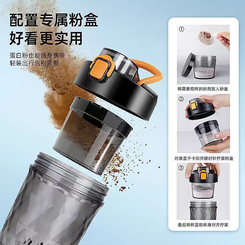 Amazon Electric Shaker cup, fully automatic mixing cup, rechargeable milkshake sports portable protein Powder Shaker cup details Picture