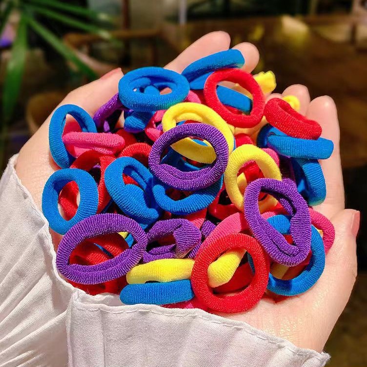 Customized towel loops, children's hair bands, seamless rubber bands, girls' rubber bands, high-elasticity hair ties for little girls, and hair accessories Application Scenario