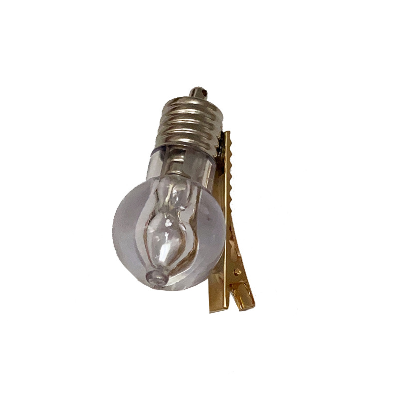 The 2022 new style of light bulb hairpin features a creative and fun dance-jumping design with a lit hairpin and a duckbill clip on the edge, which is quite amusing Item Picture