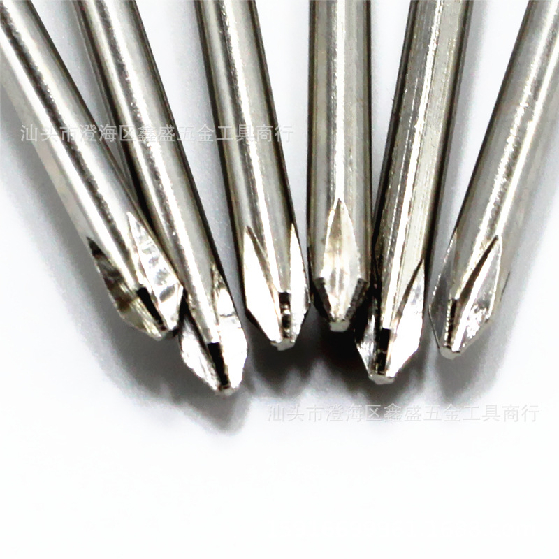 Transparent handle screwdriver, eco-friendly crystal screwdriver, ultra-short mini small screw screwdriver, 3mm cross, 3.0 single character Item Picture