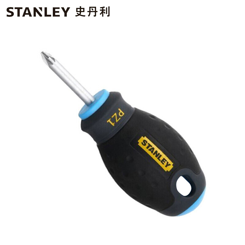 Stanley Short three-color handle cross-shaped screwdriver PZ1x30mm 65-408-14 undefined