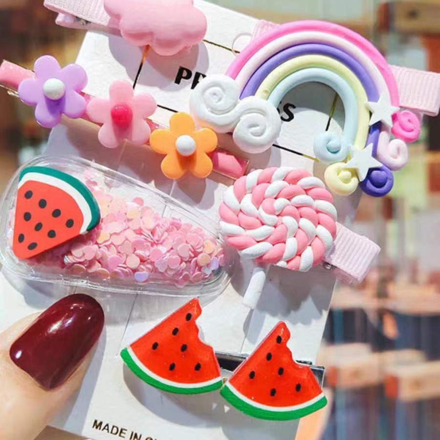 Little Girl 2023 New Style hair clips, baby clips, headwear, women wholesale, popular hair clips, children's clips, girls' hair accessories Specification drawing