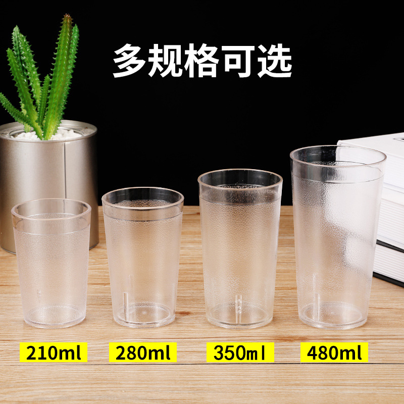 PC acrylic cups, plastic water cups, household mouthwash cups, restaurant beverage cups, wine glasses, tea cups, frosted juice cups Application Scenario