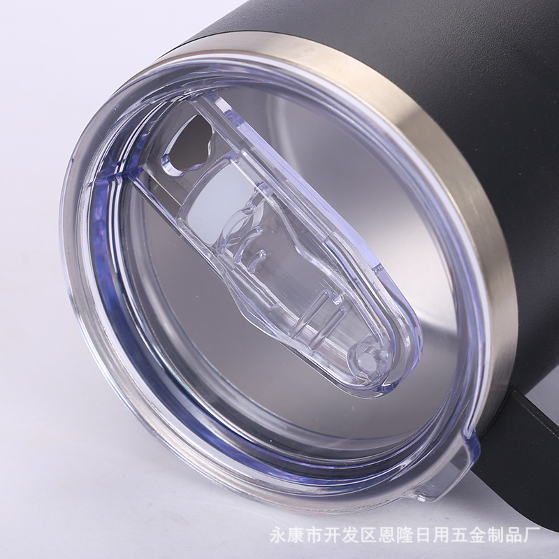 Wholesale of 14oz stainless steel mugs with handles for export yet, the same style of insulated and cold-insulated powder-coated coffee cups details Picture