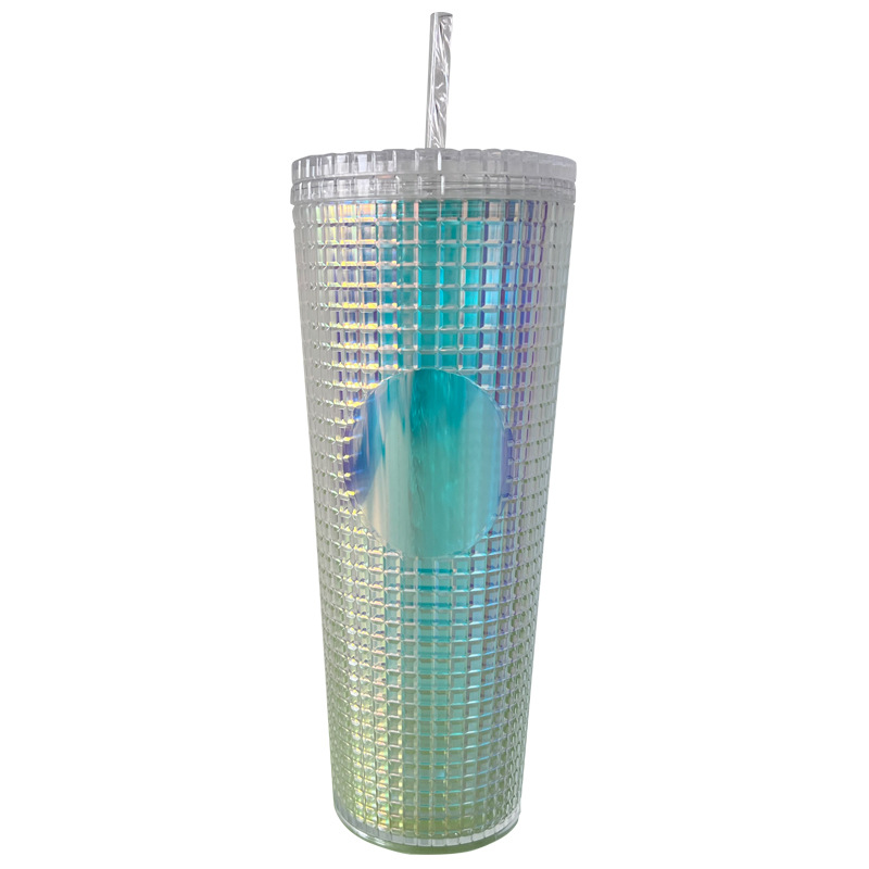【 Processing and Customization 】 Wholesale of cross-border best-selling creative drinking straw cups, colorful adult corn cups 710ml Item Picture
