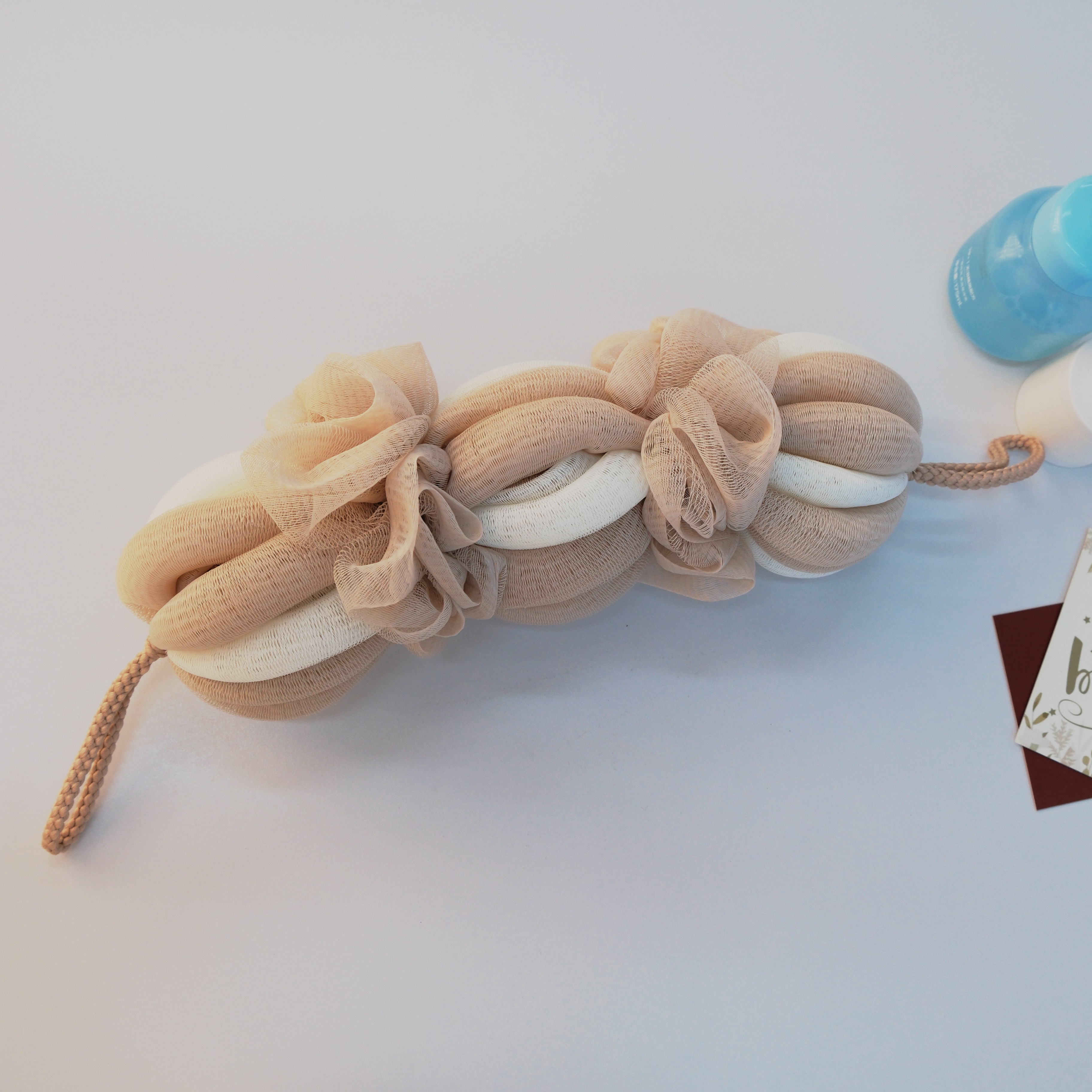 【 Qingzhi 】 Back bath sponge, bath ball, bath sponge, bath brush, bath strip, bath towel, back scrubbing, bathing wonder, cleaning supplies Item Picture