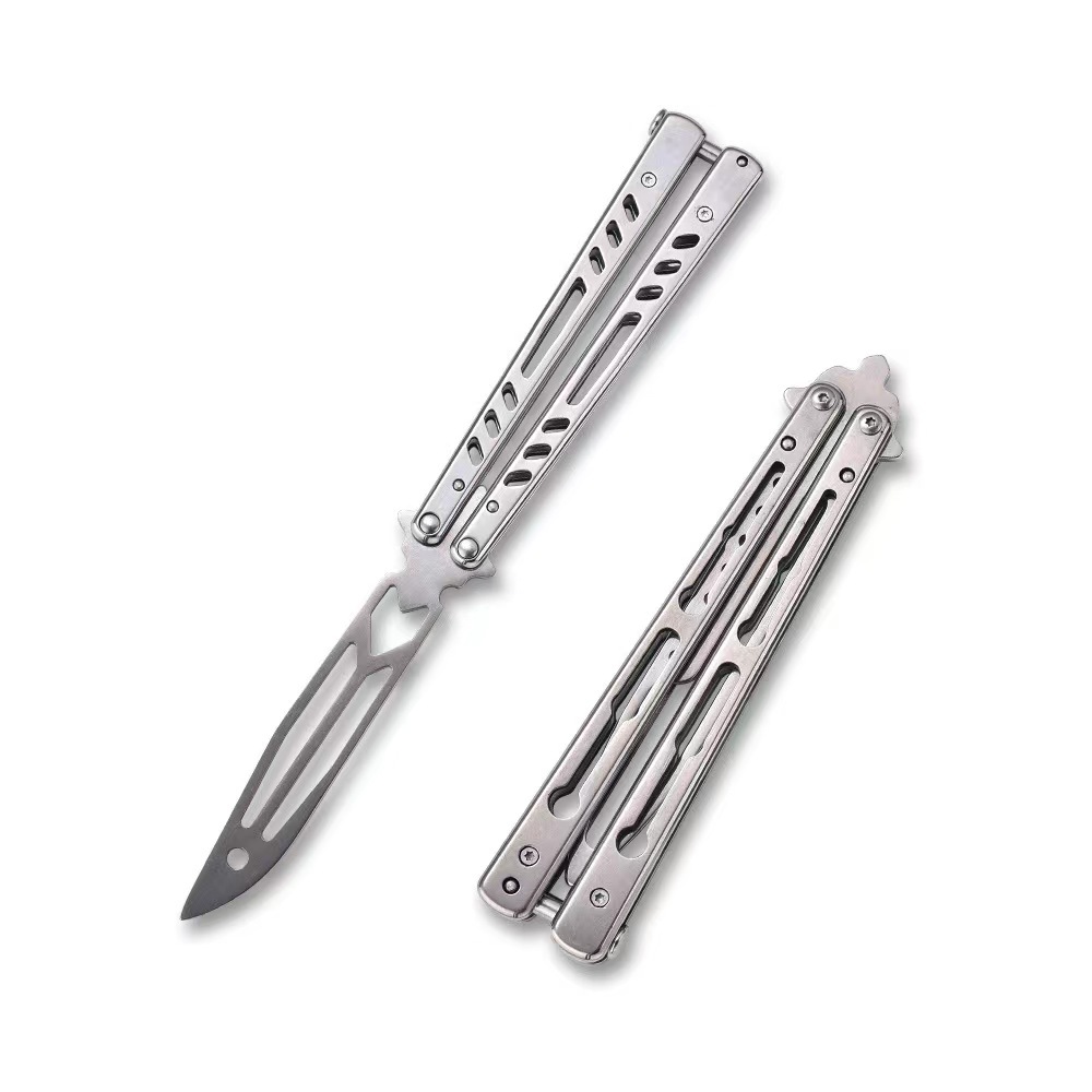 Factory wholesale butterfly knives, practice swinging knives, beginner game training, folding knives, multi-functional toys, no sharp edges Specification drawing