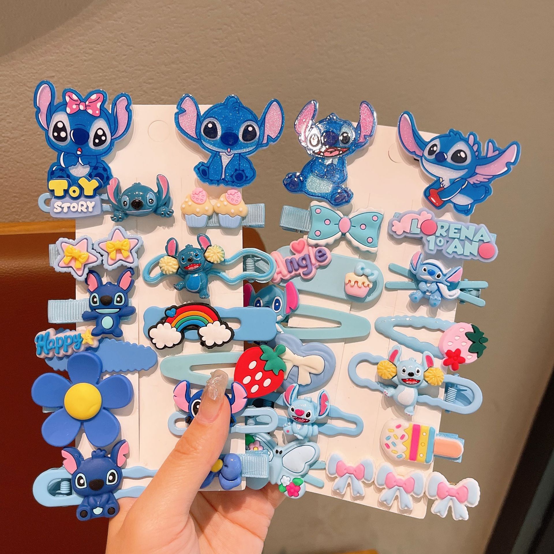 Stilzi hair accessories, children's hairpins, girls' cartoon side bangs clips, baby hairpins that won't damage hair, little girls' headwear details Picture