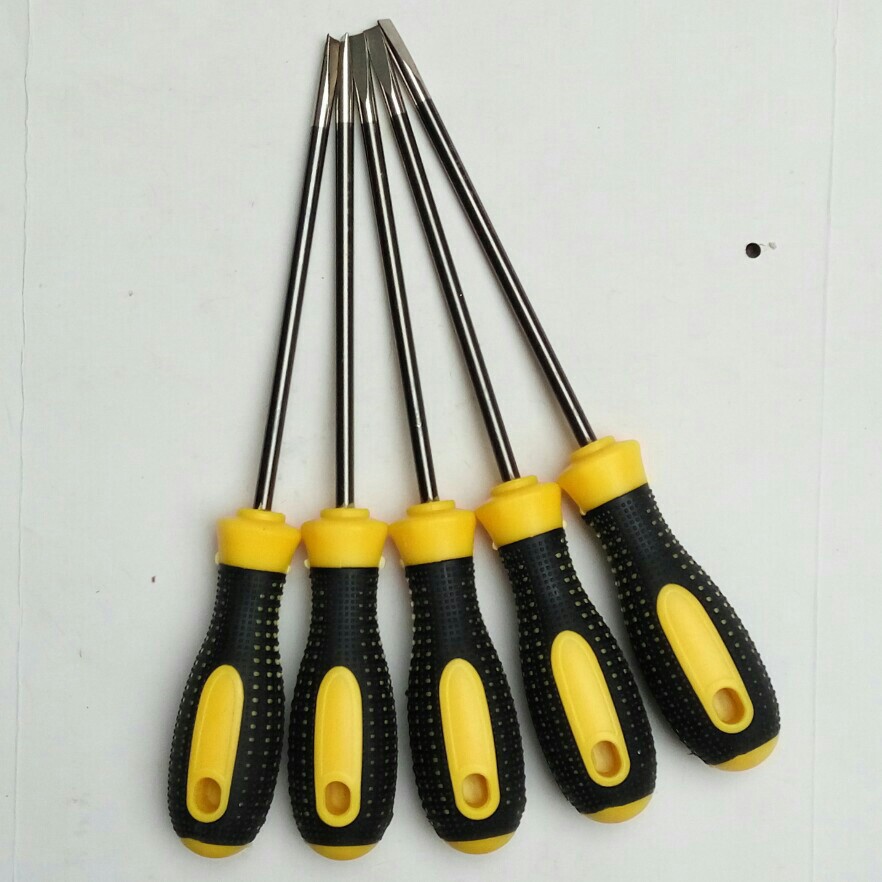 Supplying pitted handle single-purpose screwdrivers, multi-functional l dual-purpose screwdrivers, repair screwdrivers, Yuanhong hardware Tools full figure