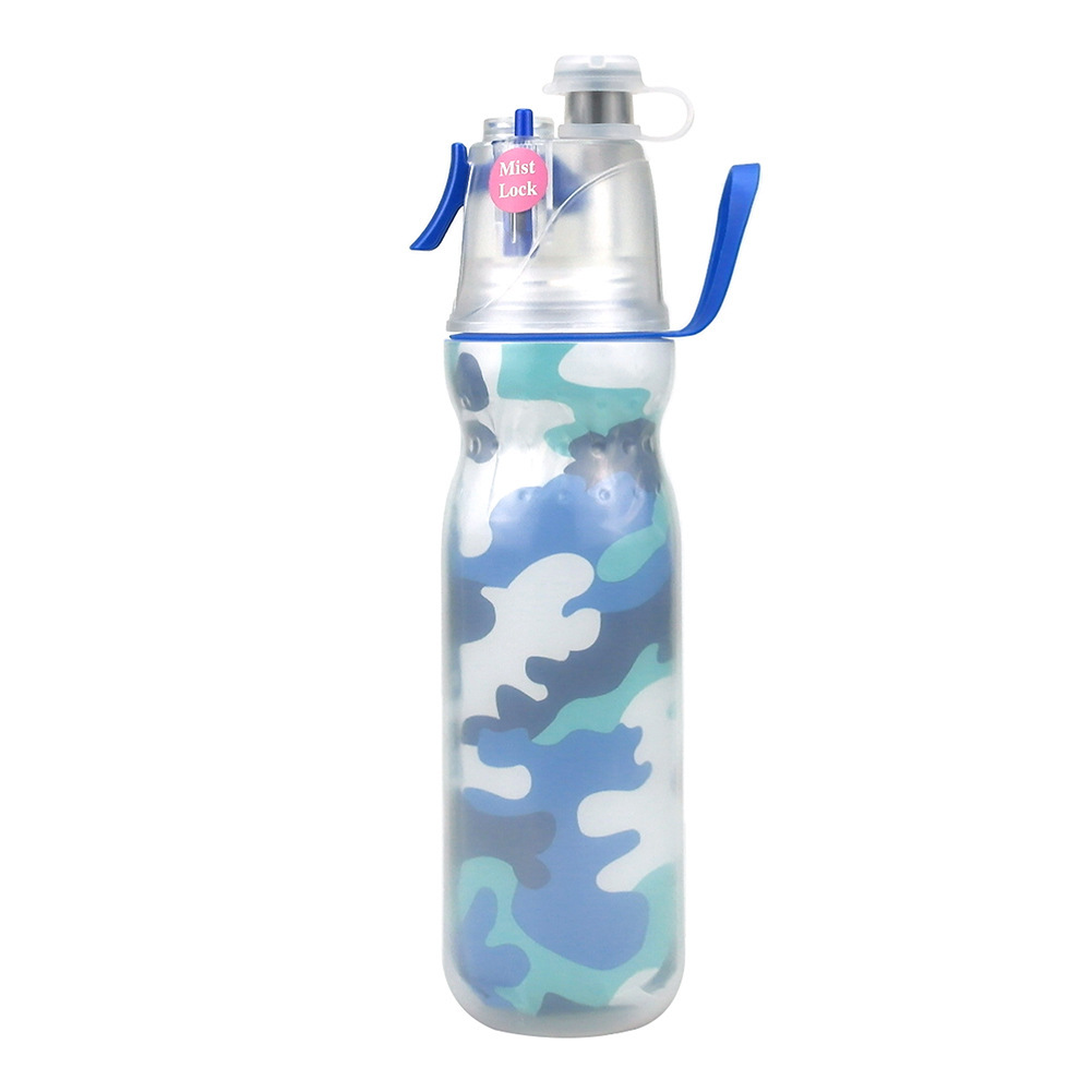 Amazon's best-selling cycling cooling spray water bottle, outdoor fitness spray O2 water cup, cool Item Picture