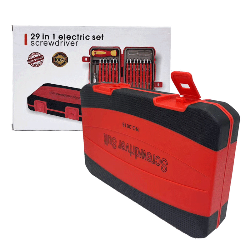 One-piece consignment 29-in-one insulated screwdriver, electrician repair household cross-head screwdriver set Item Picture