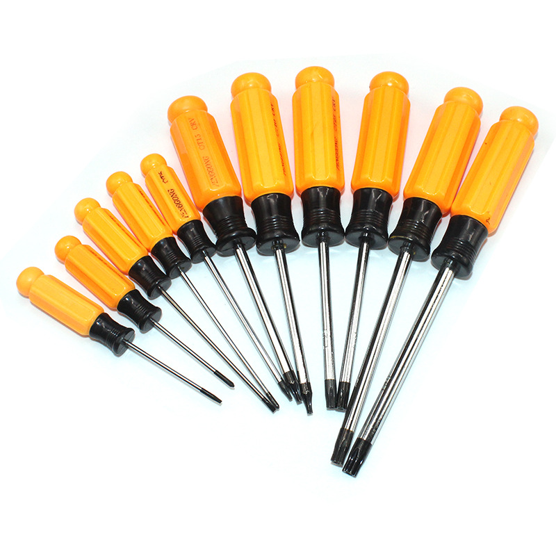 Penggong Plum Blossom Screwdriver Wholesale T8, T10, T20, T25 star-shaped hexagonal center hole screwdriver Strong magnetic Screwdriver manufacturer Item Picture