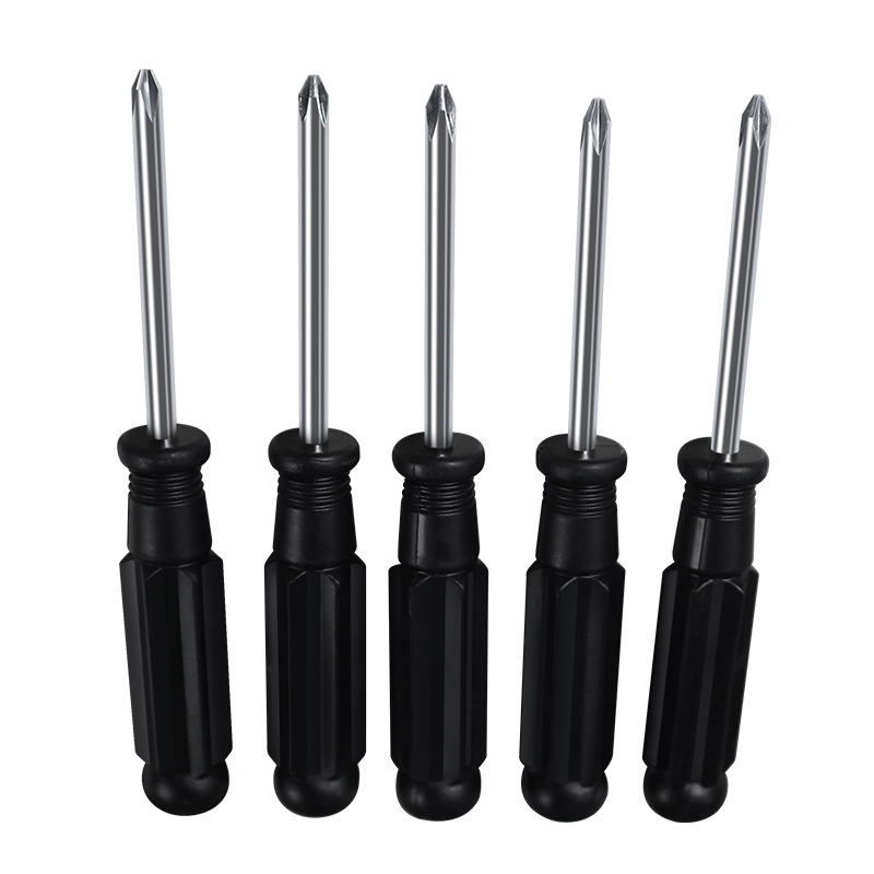 3.0 4.0 Cross-head screwdriver with black handle, e-commerce toy, battery, gift, disassembly tool, screwdriver Specification drawing