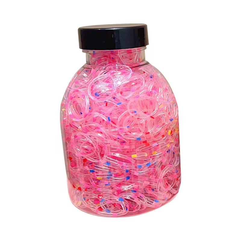 Baby disposable rubber bands, high-elasticity children's hair bands, girls' candy-colored hair ties, strong pulling unbreakable hair ties, hair accessories Item Picture
