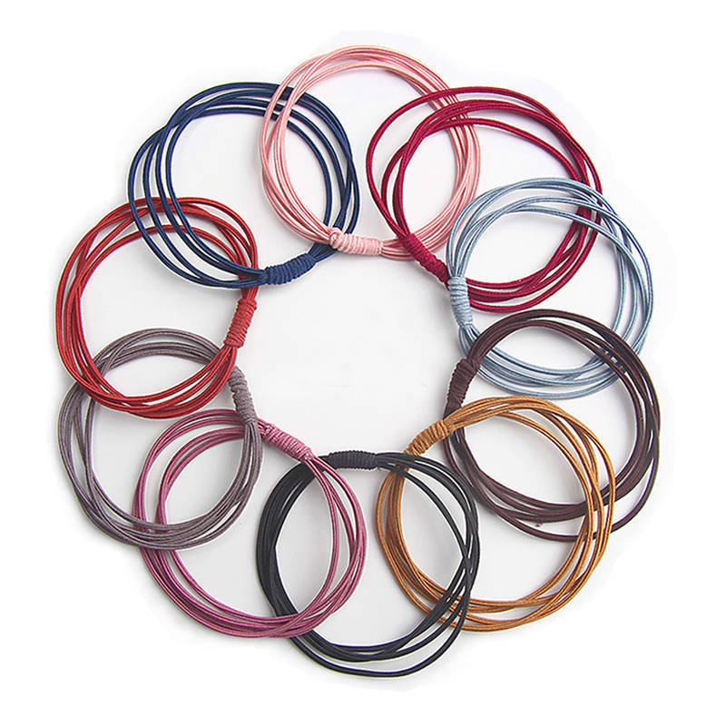 The popular rubber band hair tie, adult hair tie, girlish and unique hair band, Korean fresh and clean hair accessory, simple and forest girl style full figure