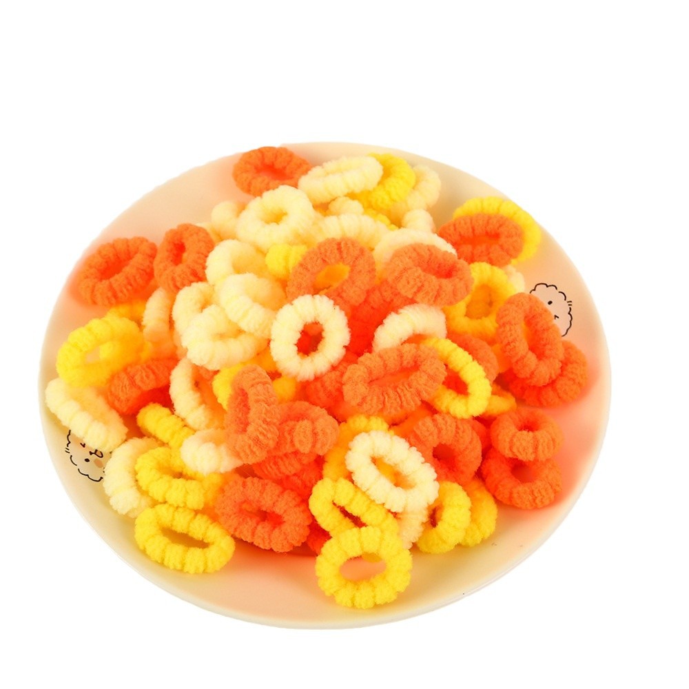 Children's hair ties, girls' hair won't be hurt, towel loops, babies' elastic hair ties, cute and durable hair ties for infants and toddlers Item Picture