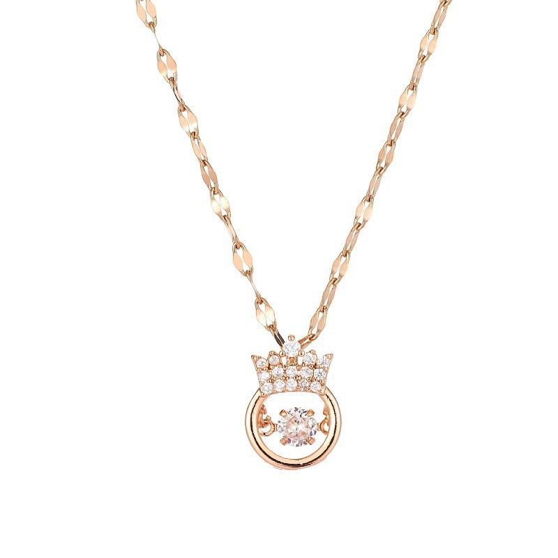 Titanium steel non-fading necklace for women, lively and dynamic, light luxury and niche, simple Instagram collarbone chain, versatile and high-end accessory Item Picture