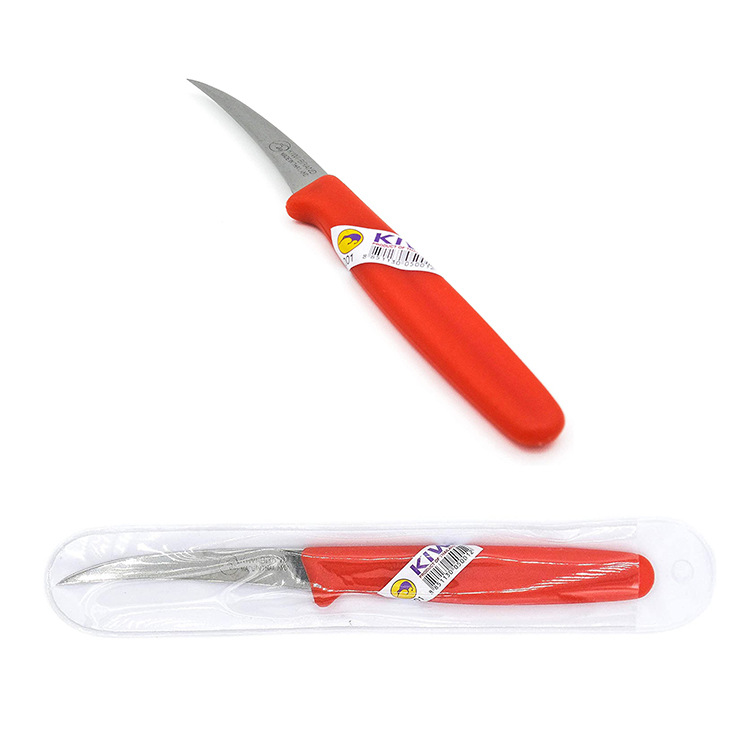 Stainless steel kitchen fruit carving knife, handcrafted cutting of vegetables and coconuts, kitchen knife, fruit knife, fish knife full figure
