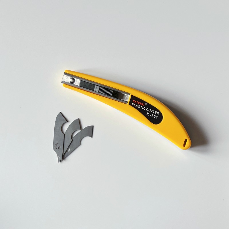Professional hook knife for cutting acrylic sheets with sharp blades. Special hook knife for trimming and deburring acrylic kt sheets Specification drawing