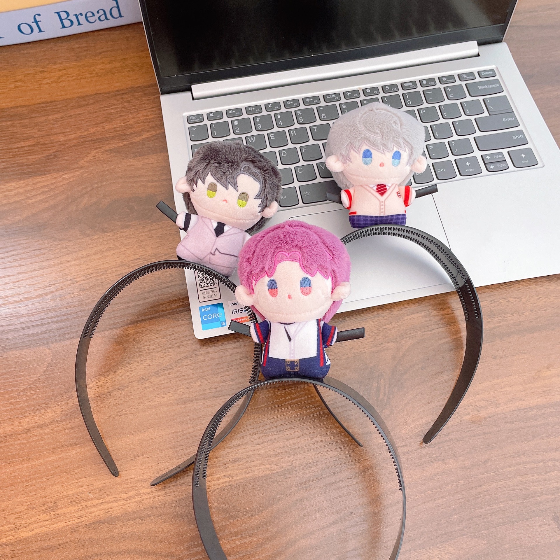 "Love and Deep Space Headband, Funny cotton doll headband, grab bangs, pull hair, Wash face headband, hair clip, Li Shen, Qi Yu. full figure