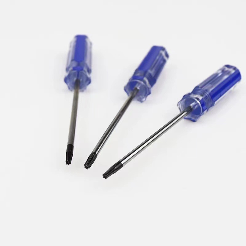 xbox 360 controller hexagon screwdriver, 11-shaped Y-shaped triangular plum blossom T8, T9, T10 screwdriver, blue bar head Application Scenario
