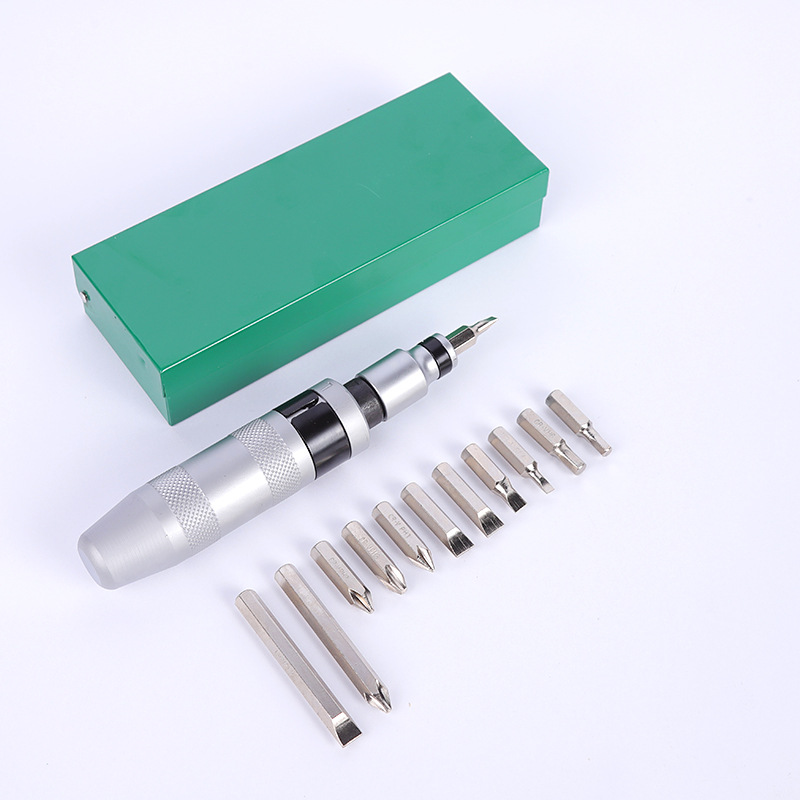 Factory wholesale 13-piece set of impact screw screwdrivers, iron box screwdriver sets, combination impact hardware screwdrivers details Picture