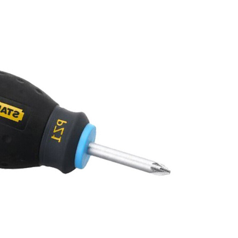 Stanley Short three-color handle cross-shaped screwdriver PZ1x30mm 65-408-14 Specification drawing