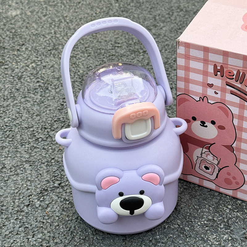 Thermos cups for men and women, portable, colorful stainless steel, fashionable water cups, exquisite, simple and fresh, disposable cups for children Application Scenario