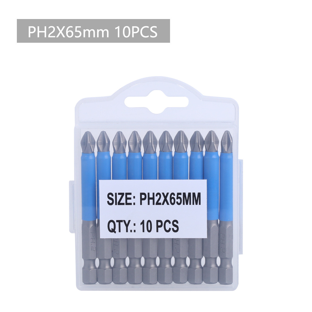 Premium anti-slip screwdriver, S2 steel electric screwdriver bit, cross screwdriver bit, electric strong magnetic electric drill bit undefined