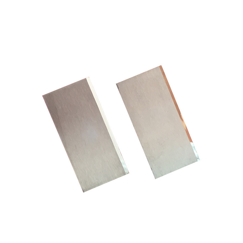 Tungsten steel slitting blade, hard alloy single-sided blade, PVC film and tape cutting blade 40*19*0.25 Item Picture