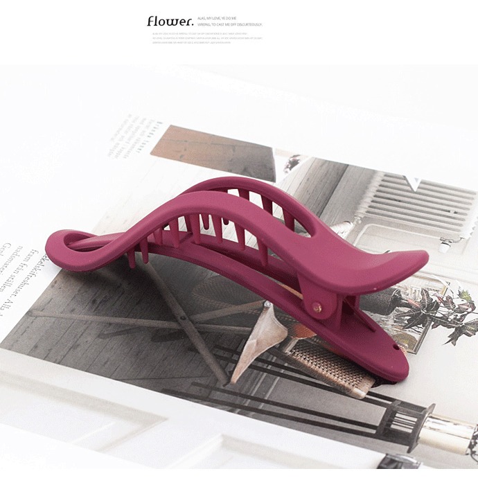 Korean ins style hair clips 2022 new headwear, large duckbill clips, back head clips, bangs hair clips details Picture