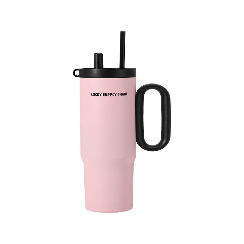 Best-selling high-appearance-level car ice cup, 316 stainless steel insulated and cold-resistant outdoor large-capacity water cup with handle Item Picture