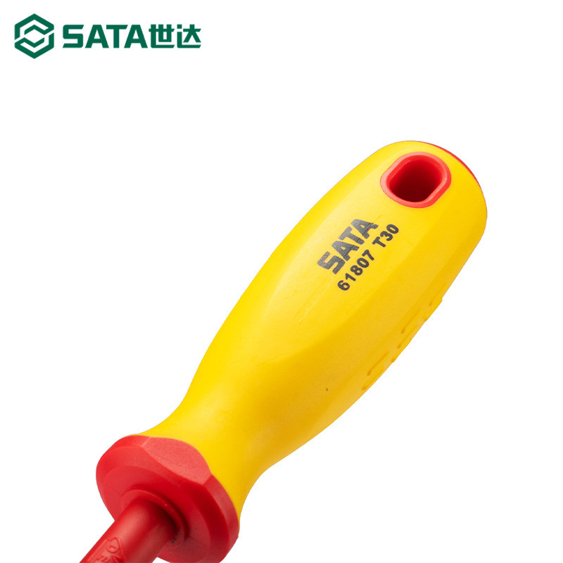 Shida VDE insulated patterned screwdriver, electrician's special screwdriver, high-voltage resistant new energy screwdriver, taper tool details Picture