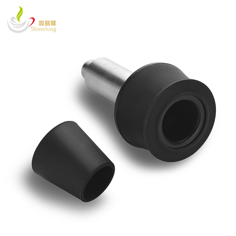 High borosilicate glass seasoning bottle, kitchen seasoning bottle, creative soy sauce pot with lid, vinegar oil bottle, stainless steel oil pot Item Picture