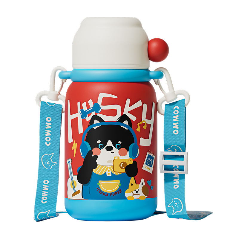 High-quality appearance level: Select 316 stainless steel cartoon children's insulated cups, outdoor portable travel cups, and large-capacity student cups Item Picture