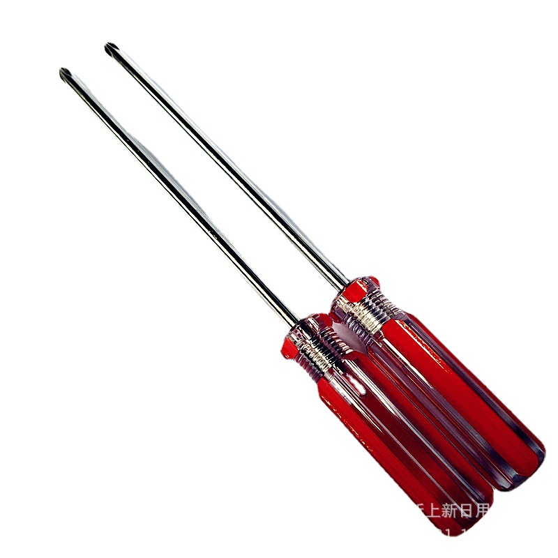 Wholesale of 107 crystal screwdriver, 6-inch plum blossom flat-head screwdriver, screwdriver, screwdrivers, hardware tools full figure