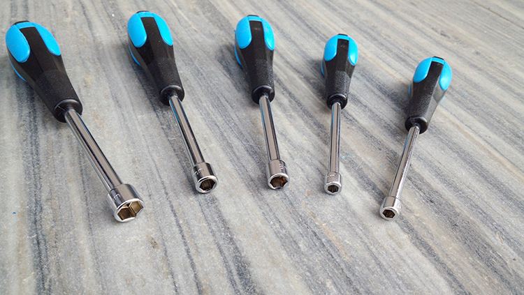 Hexagonal screwdriver socket 5 5.5 7 8 10 full figure