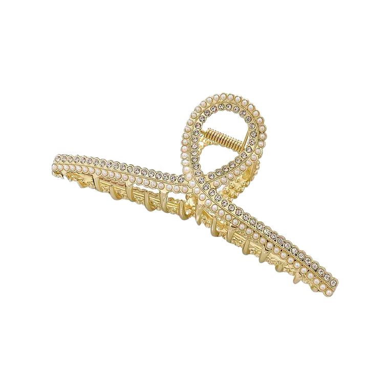 High-end, light luxury metal grabber for the back of the head, a popular 2025 new shark clip, extra-large high-end hairpin Item Picture