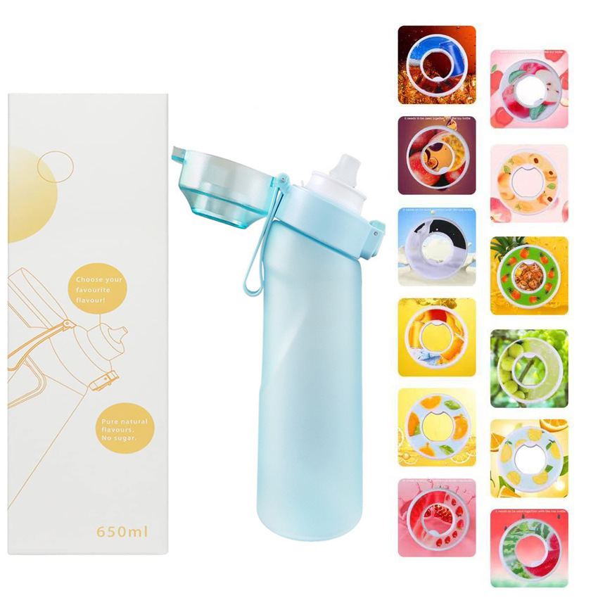 Cross-border bestseller creative 0-sugar 0-calorie gradient color playful cup, sports straw scented cup, bouncy fruit-flavored cup with 12 flavors Application Scenario