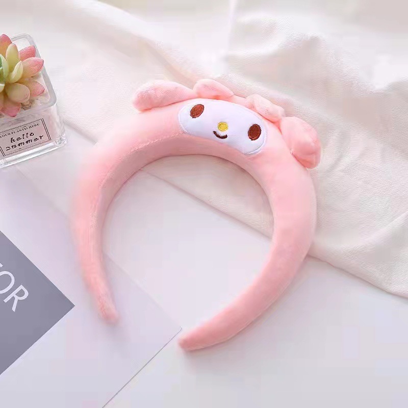Super cute cinnamon dog Kuromi hair band, adorable face wash makeup hair band, hair clip, Internet celebrity photo cartoon headband, hair accessory Specification drawing