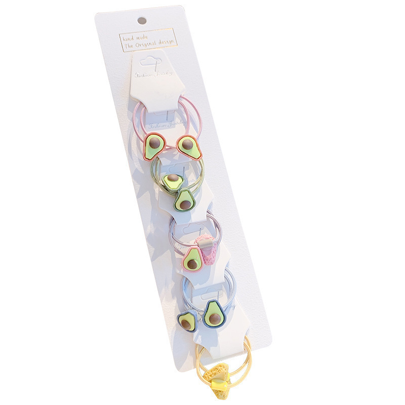 Children's hair ties, cute Korean headwear for girls, baby hair ties, flower hair ties, girls' rubber bands, small hair bands Item Picture