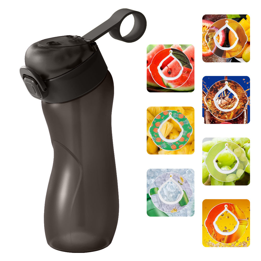 2024 New Playful Cup, Scented Cup, fashionable outdoor scented water Cup, Portable Sports Cup, Straw Bouncing Cup details Picture