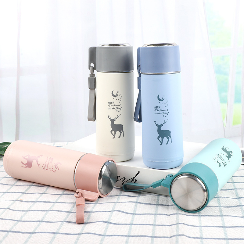 Factory direct delivery of Starry Sky Deer plastic glass gift advertising cups, opening promotion commemorative water cups, printed promotion cups details Picture