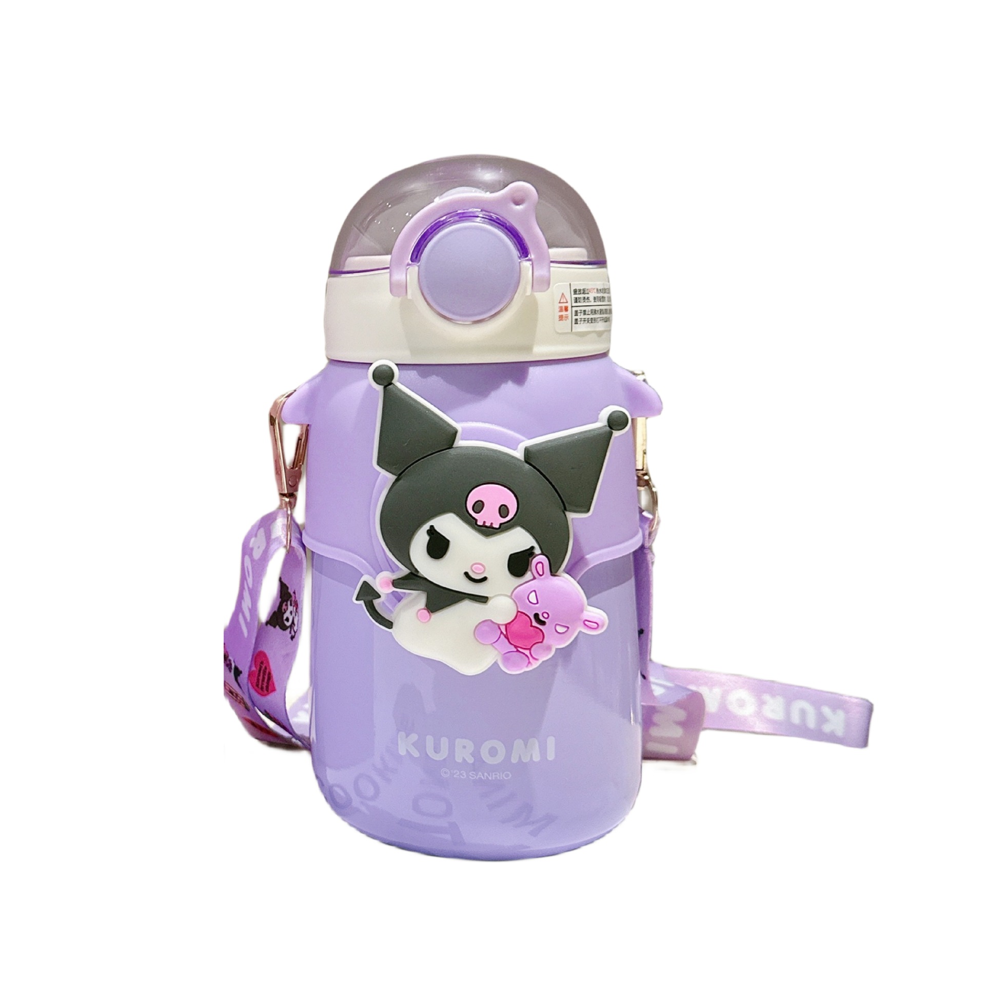 Sanrio insulated cup, cute girls, high appearance level water cup, genuine portable student, new stainless steel straw cup Item Picture