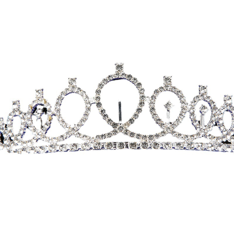 Bride's crown headwear, cross-border hair comb, children's hair band, rhinestone crown, birthday wedding dress, wedding accessories wholesale Item Picture